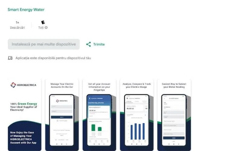 Hidroelectrica a lansat aplicaţia mobilă iHidro