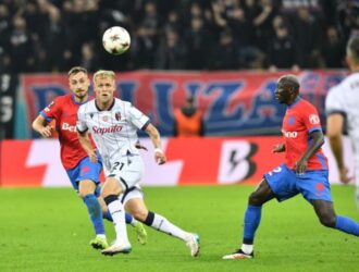 FCSB a fost învinsă de echipa italiană Bologna cu scorul de 2-1