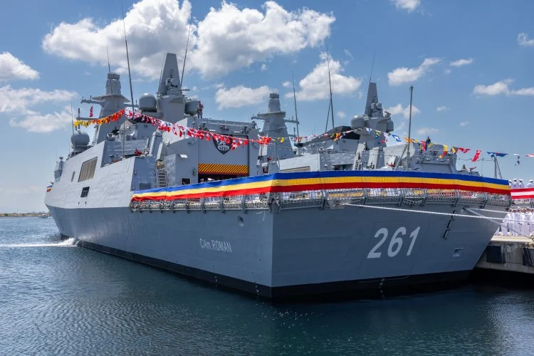 Corveta Contraamiral August Roman a intrat oficial în serviciul Forțelor Navale Române